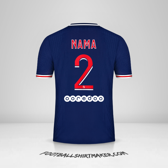 Jersey Paris Saint Germain 2020/21 -  nama - 2