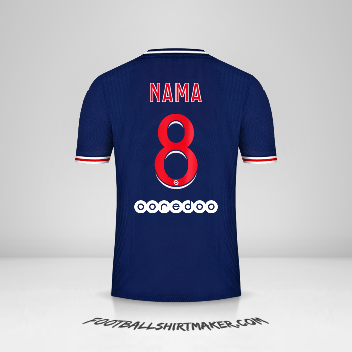 Jersey Paris Saint Germain 2020/21 -  nama - 8
