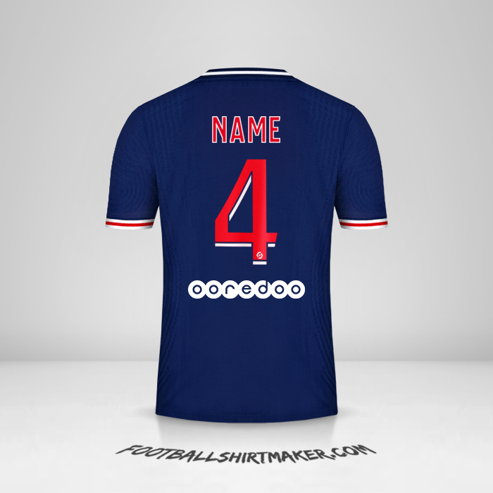 Shirt Paris Saint Germain 2020/21 -  name - 4