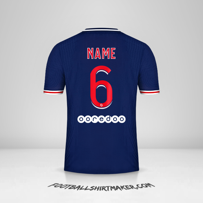 Shirt Paris Saint Germain 2020/21 -  name - 6