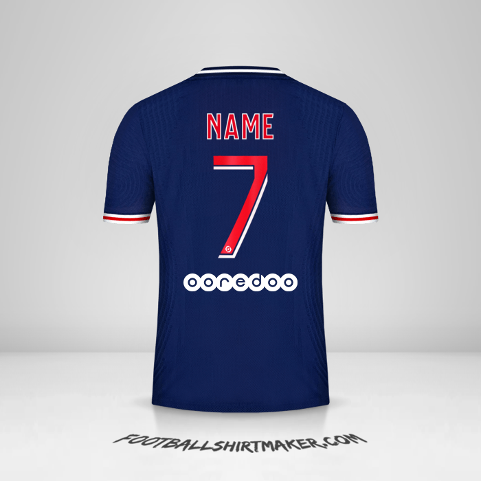 Shirt Paris Saint Germain 2020/21 -  name - 7