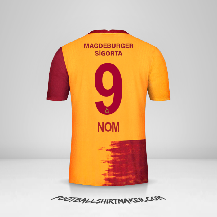 Maillot Galatasaray SK 2020/21 -  nom - 9