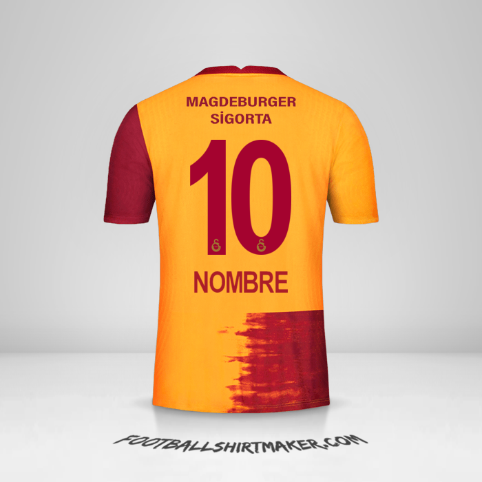 Jersey Galatasaray SK 2020/21 -  nombre - 10