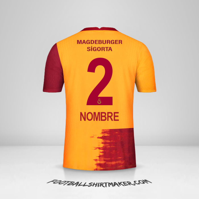 Jersey Galatasaray SK 2020/21 -  nombre - 2