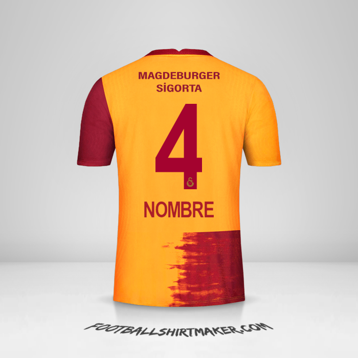 Camiseta Galatasaray SK 2020/21 -  nombre - 4