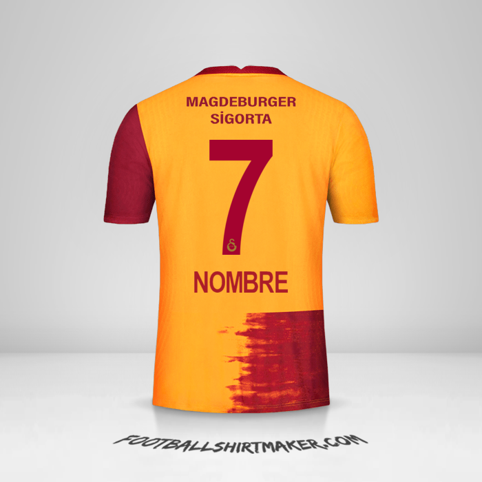 Camiseta Galatasaray SK 2020/21 -  nombre - 7