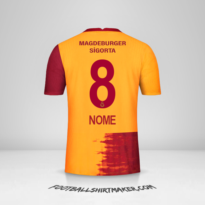 Camisa Galatasaray SK 2020/21 -  nome - 8