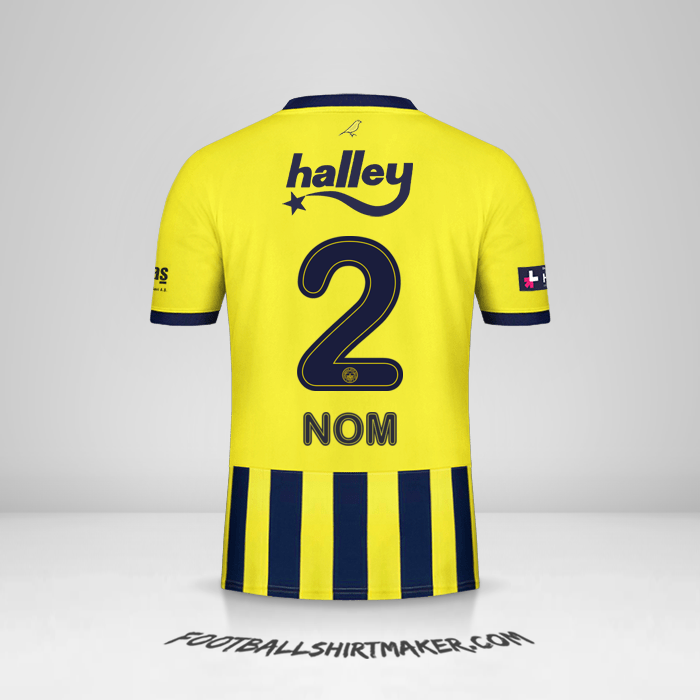 Maillot Fenerbahce SK 2020/21 -  nom - 2
