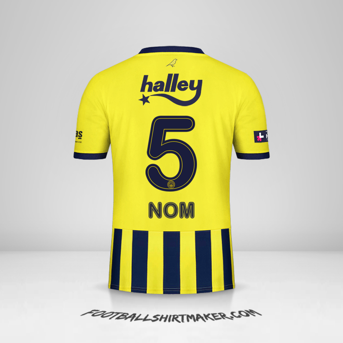 Maillot Fenerbahce SK 2020/21 -  nom - 5
