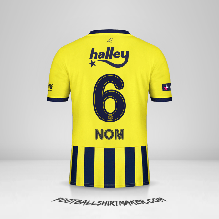Maillot Fenerbahce SK 2020/21 -  nom - 6