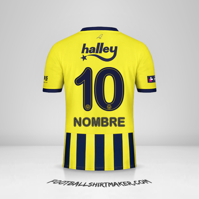 Jersey Fenerbahce SK 2020/21 -  nombre - 10