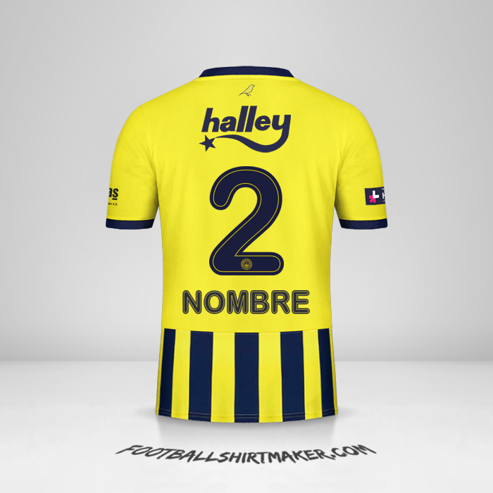Jersey Fenerbahce SK 2020/21 -  nombre - 2