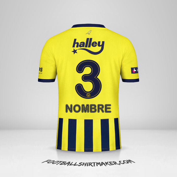 Jersey Fenerbahce SK 2020/21 -  nombre - 3
