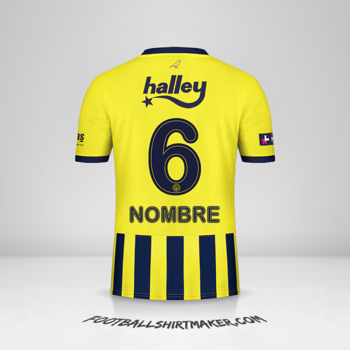 Jersey Fenerbahce SK 2020/21 -  nombre - 6