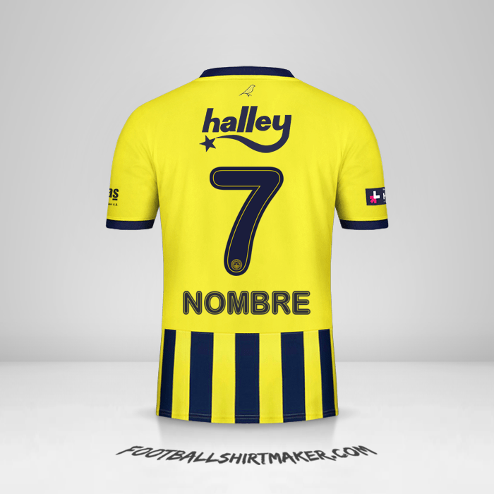 Jersey Fenerbahce SK 2020/21 -  nombre - 7