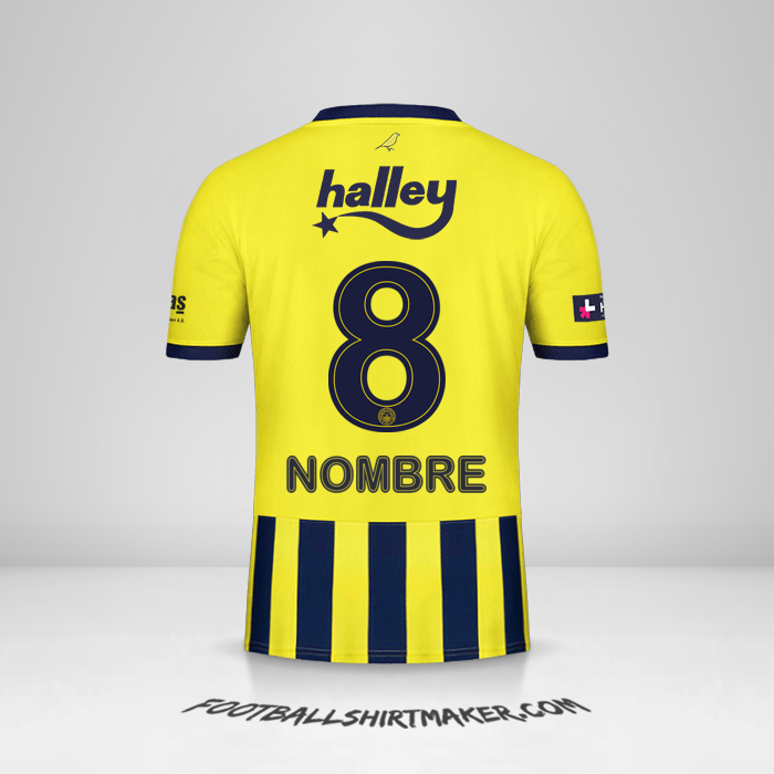 Jersey Fenerbahce SK 2020/21 -  nombre - 8