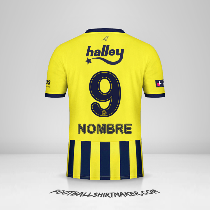 Jersey Fenerbahce SK 2020/21 -  nombre - 9