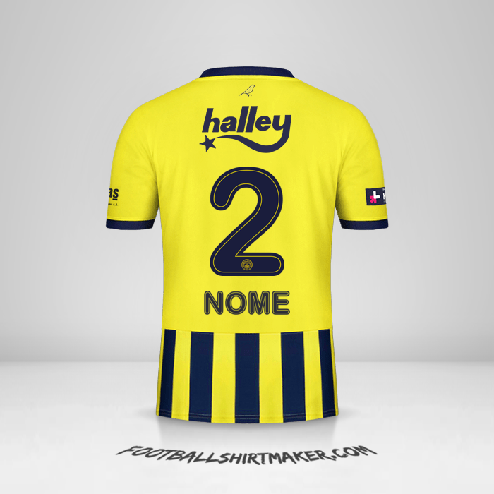Camisola Fenerbahce SK 2020/21 -  nome - 2