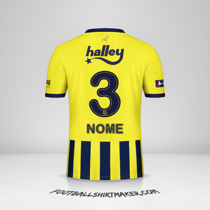 Camisa Fenerbahce SK 2020/21 -  nome - 3