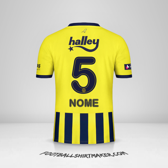 Camisa Fenerbahce SK 2020/21 -  nome - 5