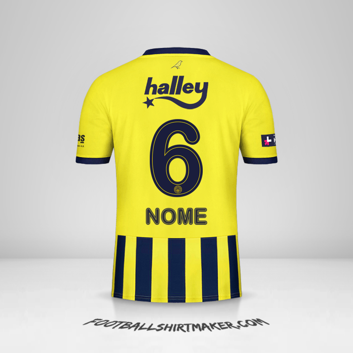 Camisa Fenerbahce SK 2020/21 -  nome - 6