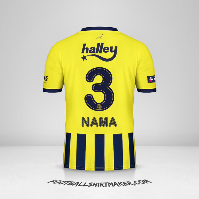 Jersey Fenerbahce SK 2020/21 -  nama - 3