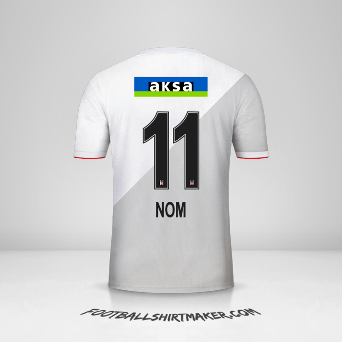 Maillot Besiktas JK 2020/21 -  nom - 11