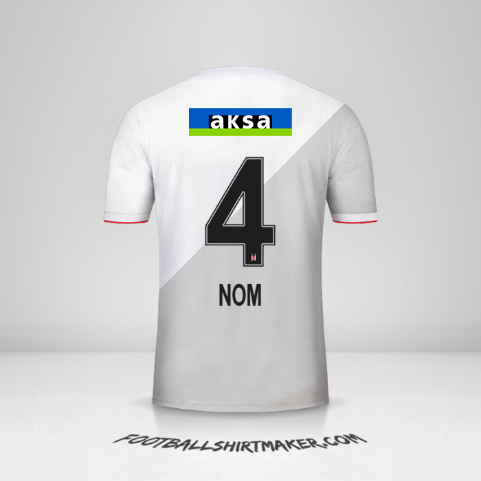 Maillot Besiktas JK 2020/21 -  nom - 4