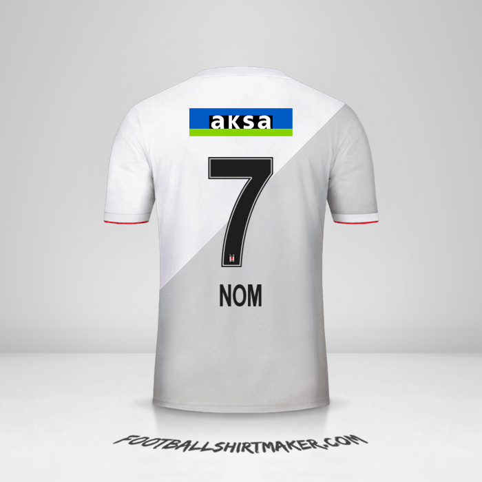 Maillot Besiktas JK 2020/21 -  nom - 7