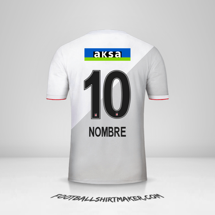 Camiseta Besiktas JK 2020/21 -  nombre - 10