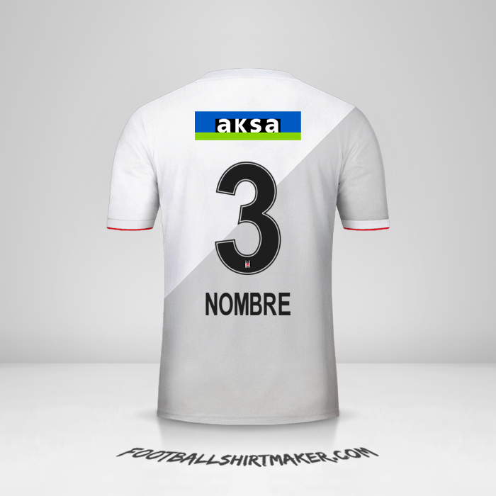 Jersey Besiktas JK 2020/21 -  nombre - 3