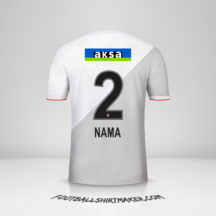 Jersey Besiktas JK 2020/21 -  nama - 2
