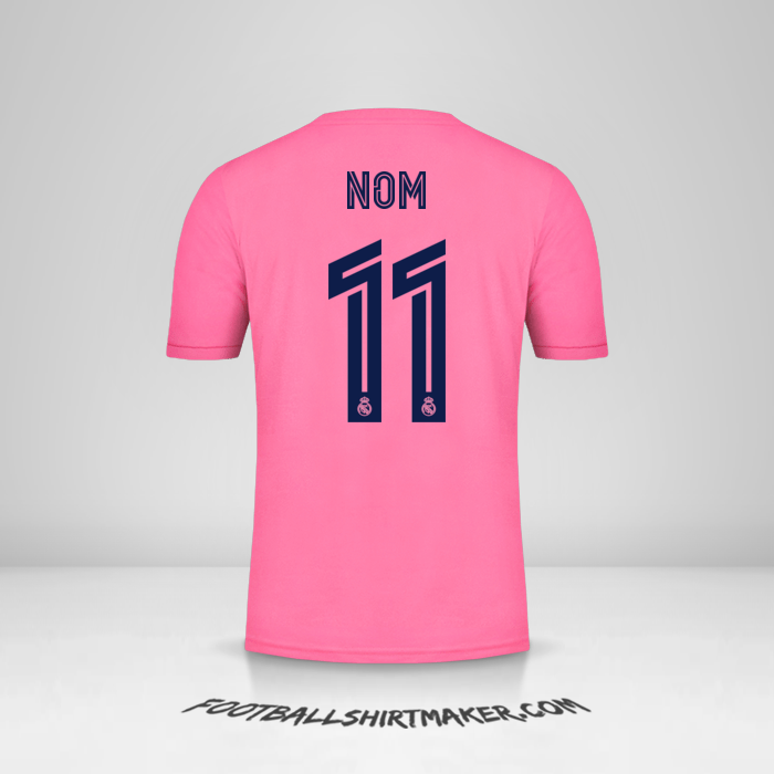 Maillot Real Madrid CF Cup 2020/21 Extérieur -  nom - 11