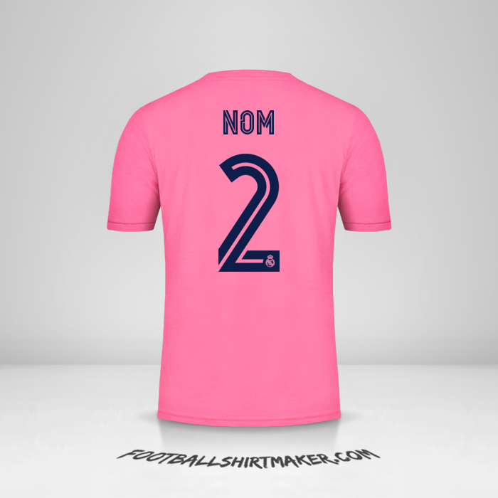 Maillot Real Madrid CF Cup 2020/21 Extérieur -  nom - 2