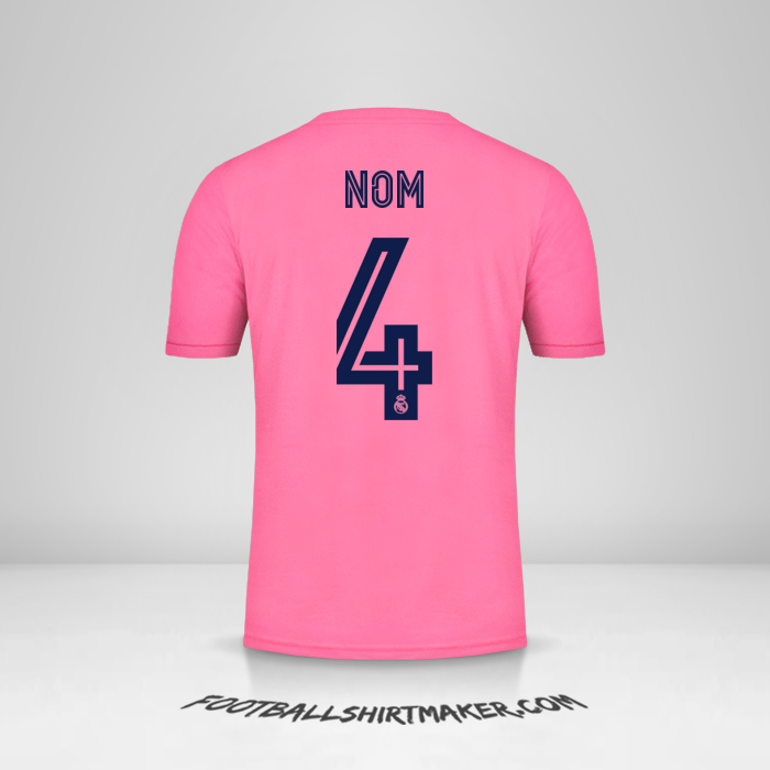 Maillot Real Madrid CF Cup 2020/21 Extérieur -  nom - 4