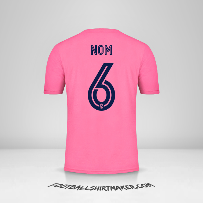 Maillot Real Madrid CF Cup 2020/21 Extérieur -  nom - 6