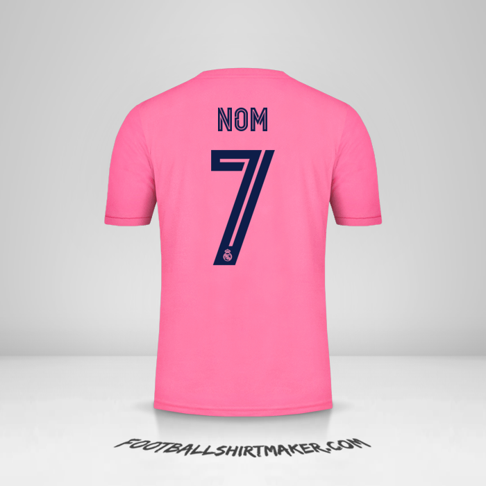 Maillot Real Madrid CF Cup 2020/21 Extérieur -  nom - 7