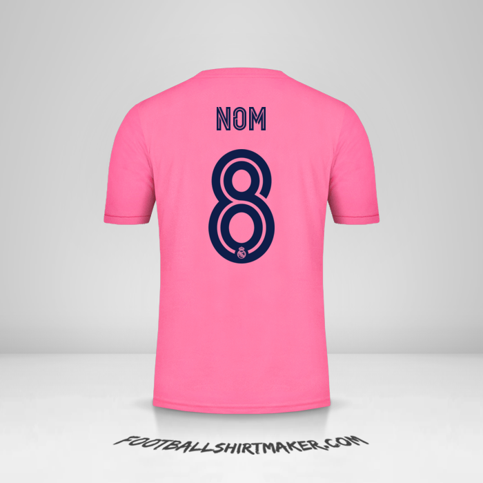 Maillot Real Madrid CF Cup 2020/21 Extérieur -  nom - 8