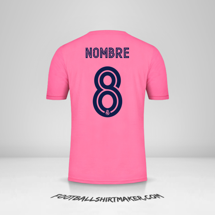 Jersey Real Madrid CF Cup 2020/21 Visita -  nombre - 8