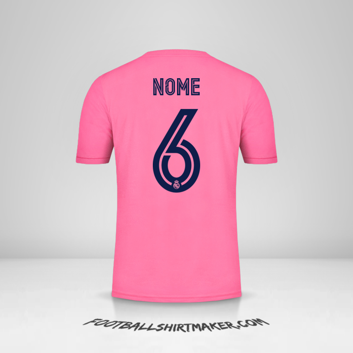 Maglia Real Madrid CF Cup 2020/21 Seconda -  nome - 6