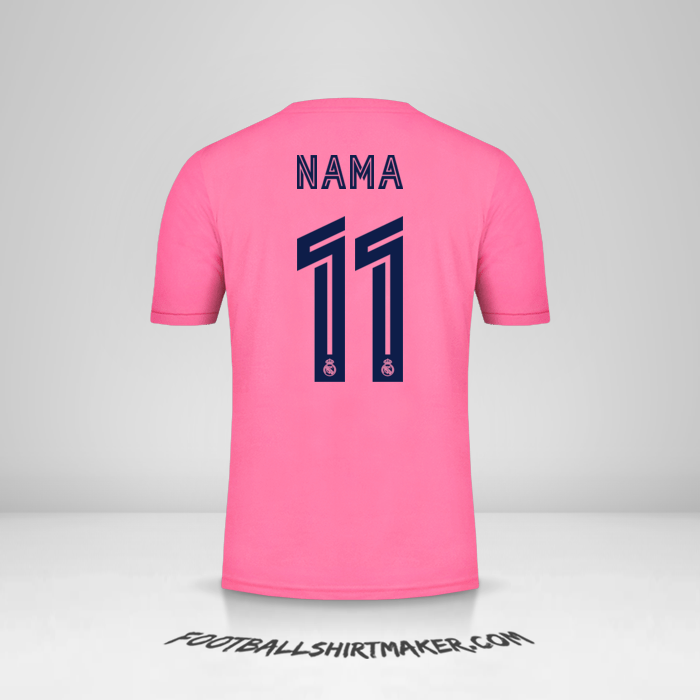 Jersey Real Madrid CF Cup 2020/21 Alternatif -  nama - 11