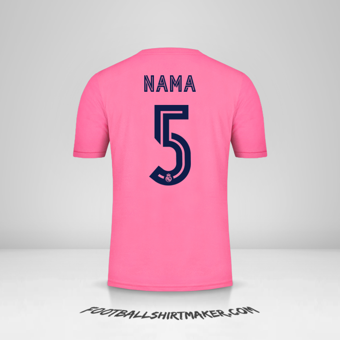Jersey Real Madrid CF Cup 2020/21 Alternatif -  nama - 5