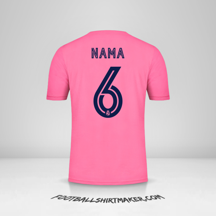 Jersey Real Madrid CF Cup 2020/21 Alternatif -  nama - 6