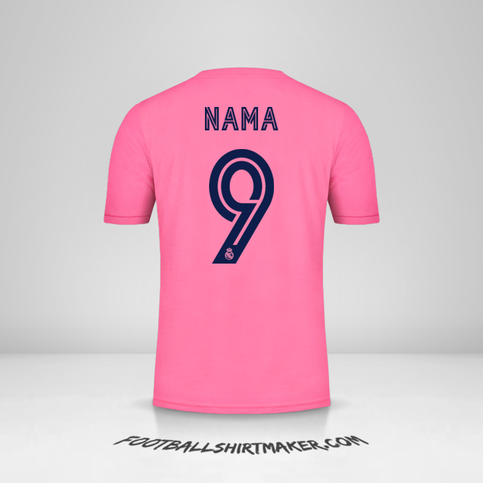 Jersey Real Madrid CF Cup 2020/21 Alternatif -  nama - 9