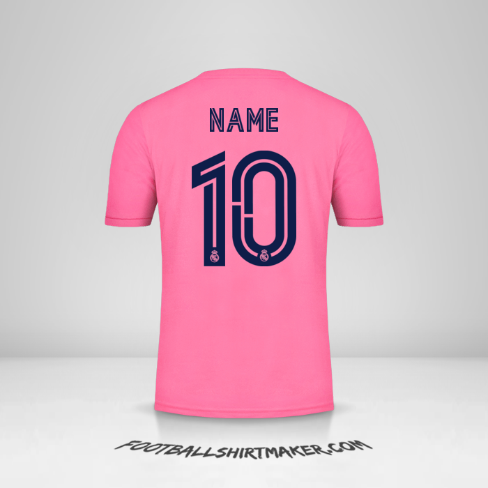 Jersey Real Madrid CF Cup 2020/21 Away -  name - 10