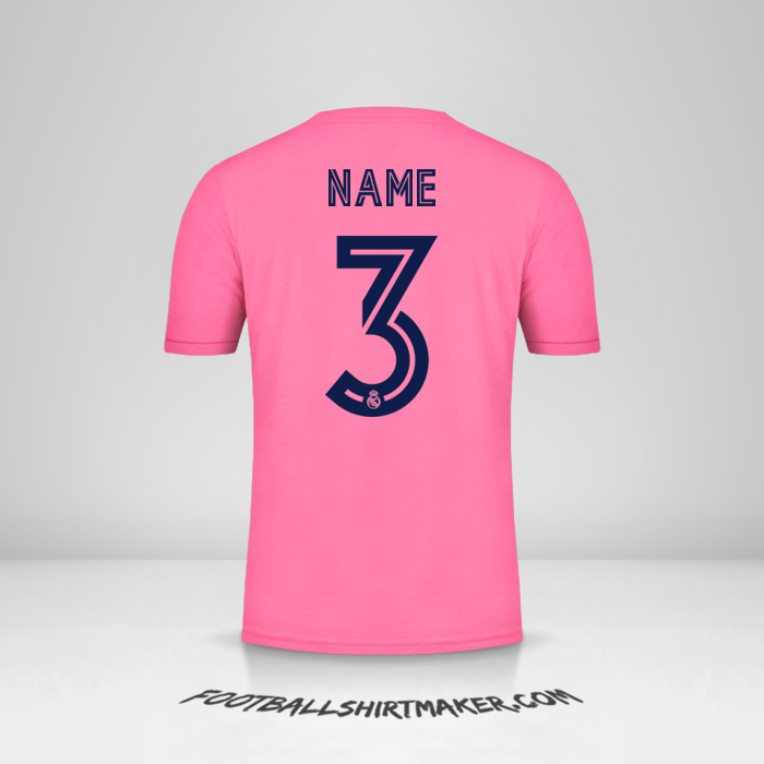 Jersey Real Madrid CF Cup 2020/21 Away -  name - 3