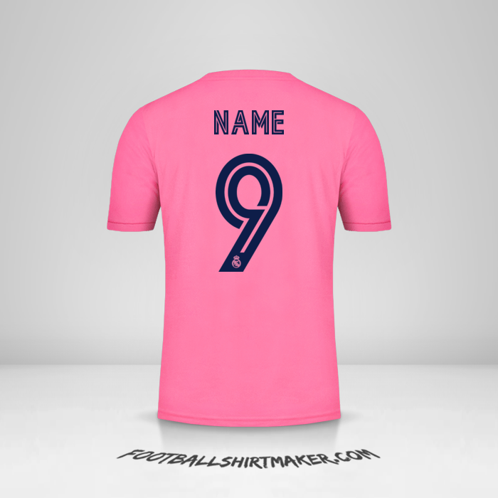 Trikot Real Madrid CF Cup 2020/21 Auswärts -  name - 9