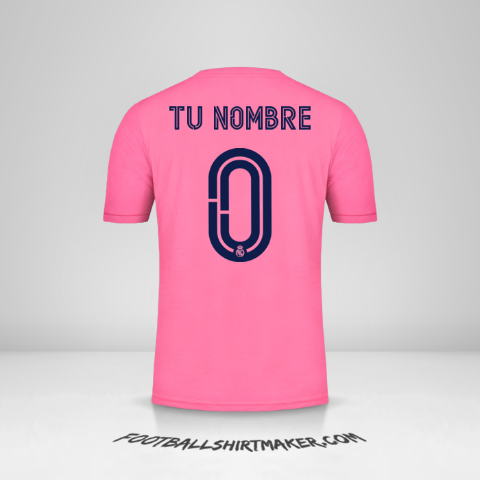 Camiseta Real Madrid CF 2020/21 Cup II -  tu nombre - 0