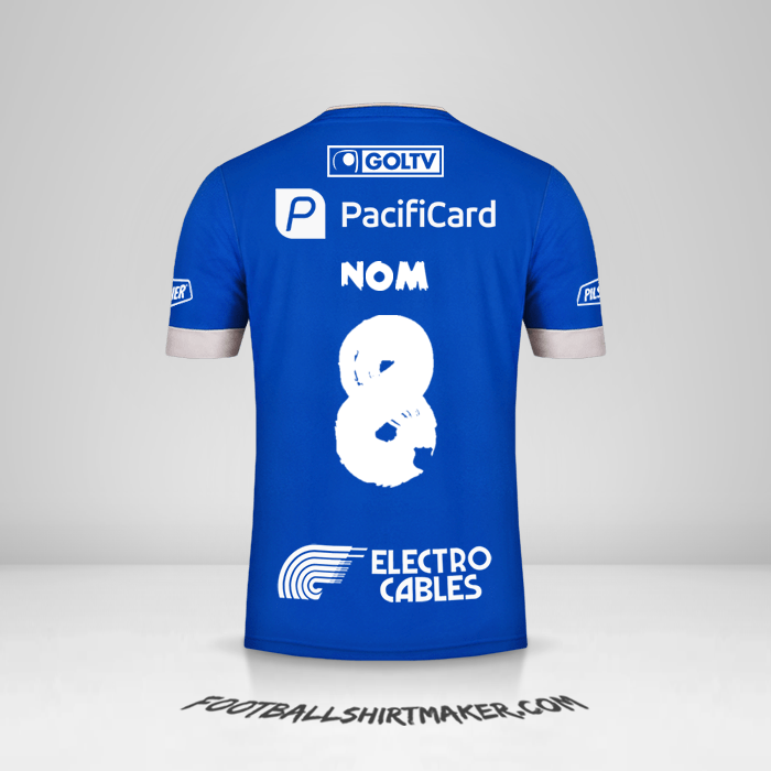 Maillot Emelec 2020 -  nom - 8