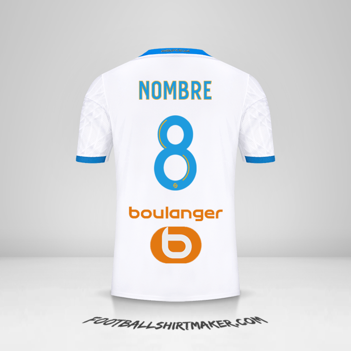 Camiseta Olympique de Marseille 2020/21 -  nombre - 8